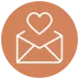 email and heart