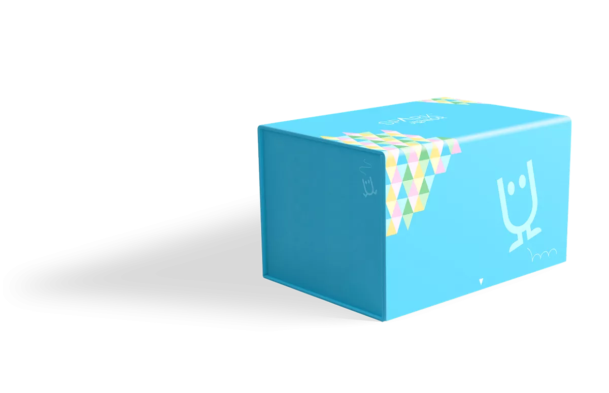 Spark Clear Aligners box featuring Sparky on the front