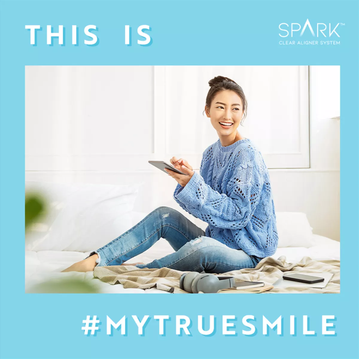 MyTrueSmile-Spark young woman sitting